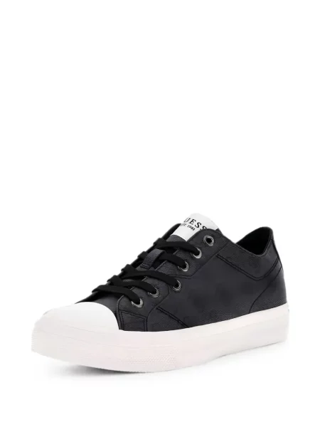 Sneakerși Guess cu autograf negru