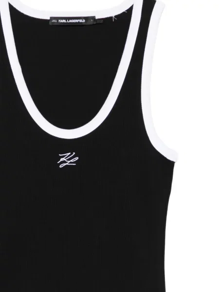Top Karl Lagerfeld cu autograf negru