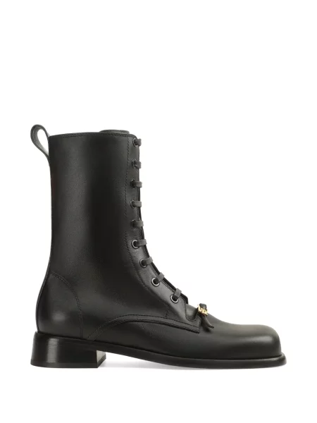 Botine Sergio Rossi din piele negru