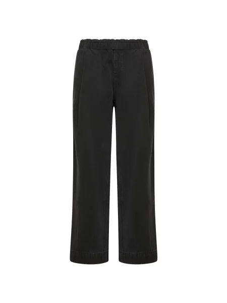 Pantaloni Deha din lyocell negru