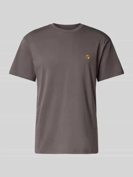 T-shirt z wyhaftowanym logo model ‘CHASE’ Carhartt Work In Progress