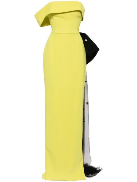 Rochie Saiid Kobeisy cu funde verde