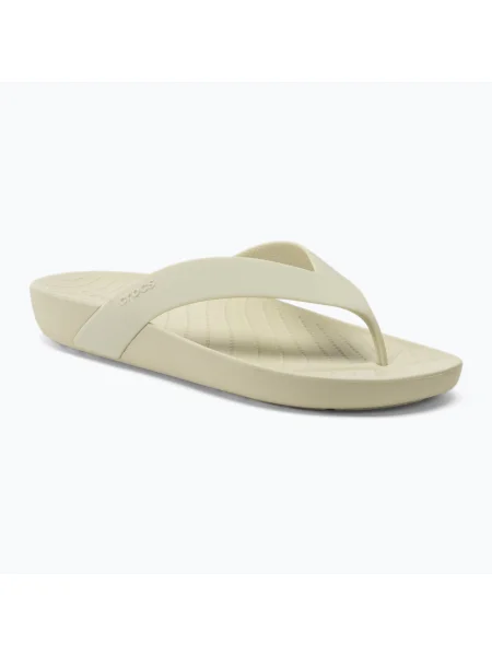 Дамски джапанки Crocs Splash Flip W bone бежово