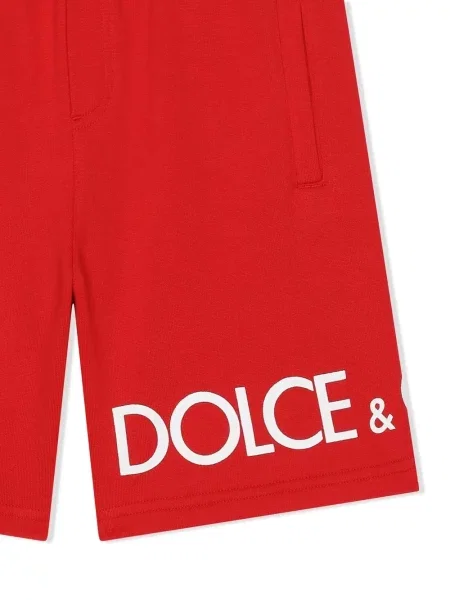 Szorty dziecięce Dolce And Gabbana czerwone