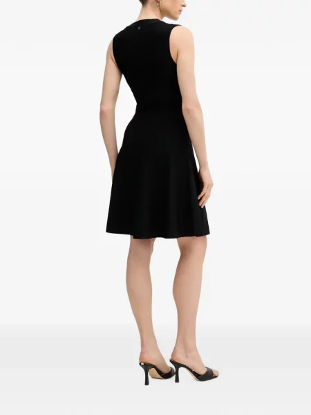 Rochie mini Guess tricotate negru