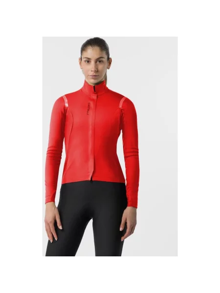 Kurtka Castelli Perfetto 4 Rosso Corsa hibiskus S czerwony