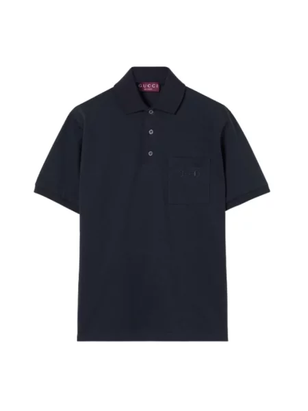 Koszulka polo Gucci niebieska