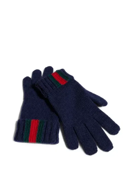 Rękawiczki dziecięce Gucci niebieskie