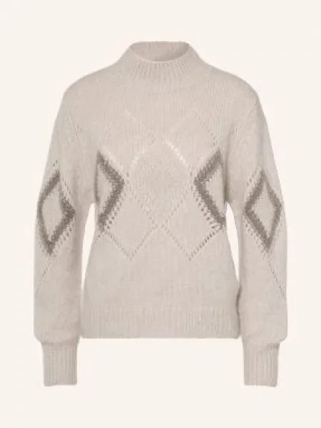 Hemisphere Sweter Z Kaszmiru grau szary