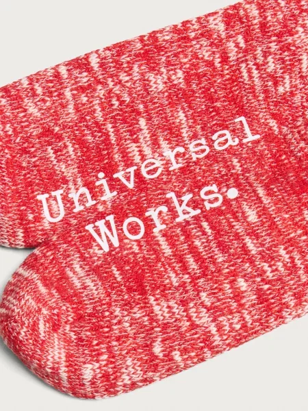 Skarpety Universal Works czerwone
