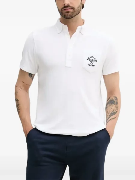 Șapcă Polo Ralph Lauren în carouri din țesătură twill cu imagine alb