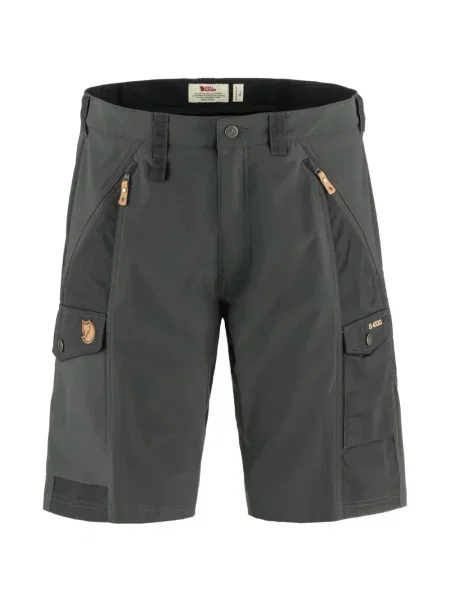 Pantaloni scurți cargo Fjallraven cu autograf gri