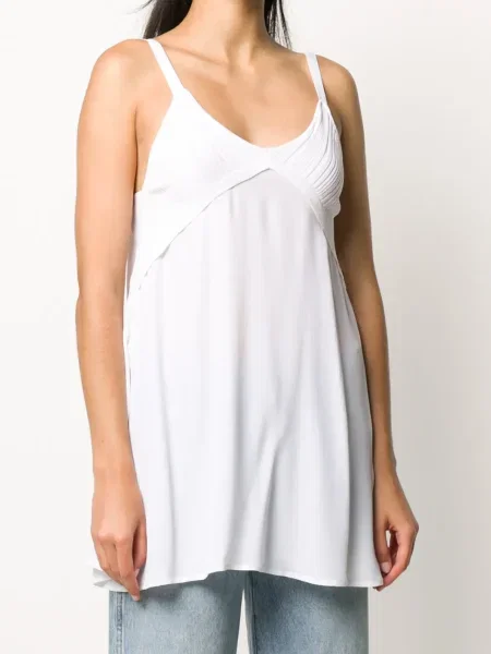 Top Dondup tricotate alb