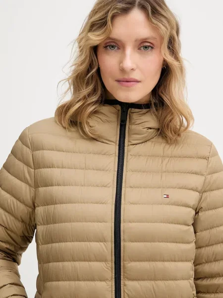 Tommy Hilfiger Пухено яке с две лица черно