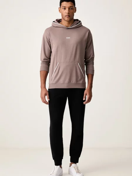 HUGO кофта з капюшоном з бавовною NOAH HOODIE
