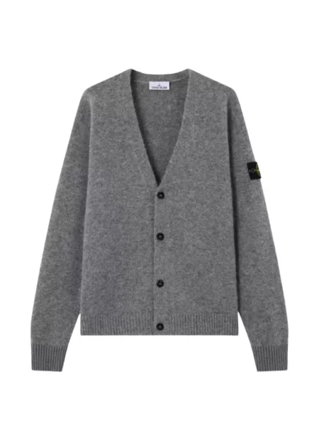 Kardigan dziecięcy Stone Island szary
