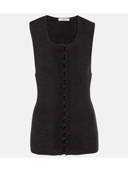 Kamizelka Lemaire wełniana czarna