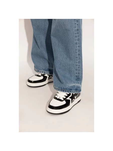 Sneakersy A Bathing Ape® skórzane czarne
