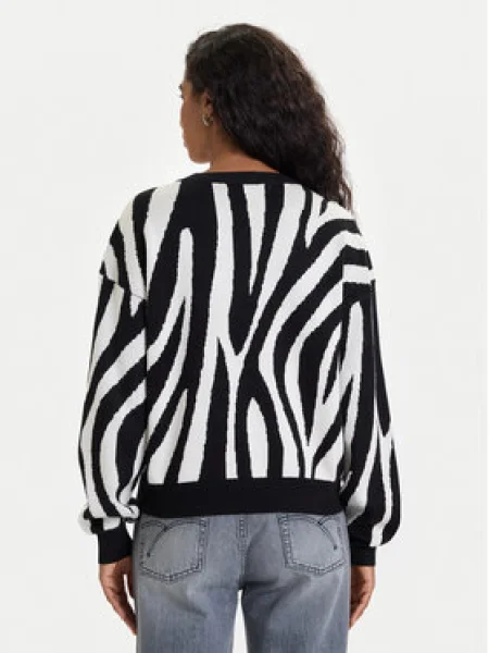 VERO MODA Pulóver VMSilje krém fekete