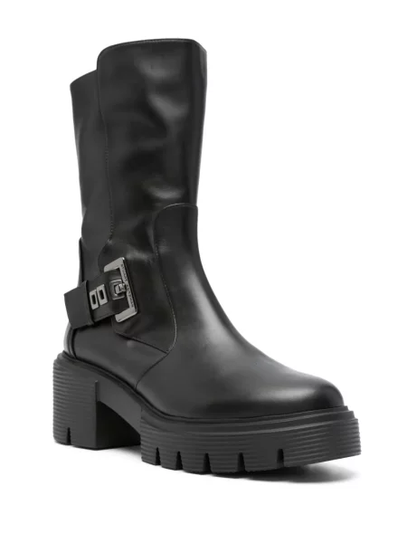 Iš natūralios odos auliniai batai Stuart Weitzman juoda