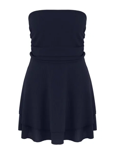 Trendyol Curve Rochie de cocktail marin albastru