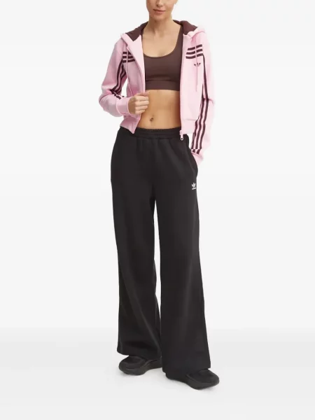 Pantaloni Adidas cu broderie negru