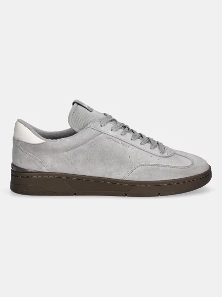 Замшеві кросівки Michael Kors Wilton Lace Up сірий