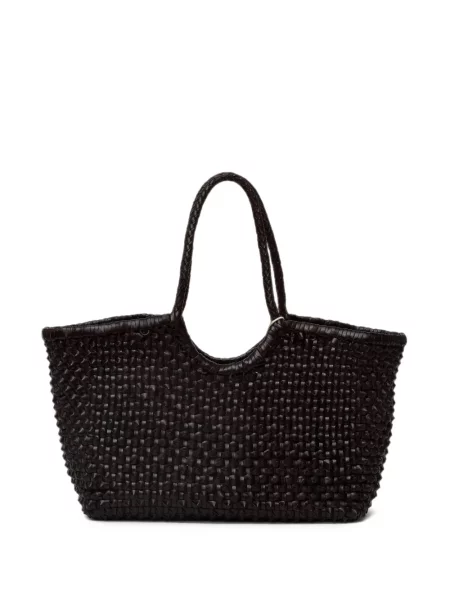 Geantă shopper Dragon Diffusion din piele maro
