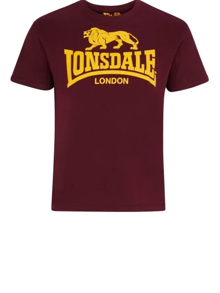 LONSDALE Tricou portocaliu / ruginiu roșu