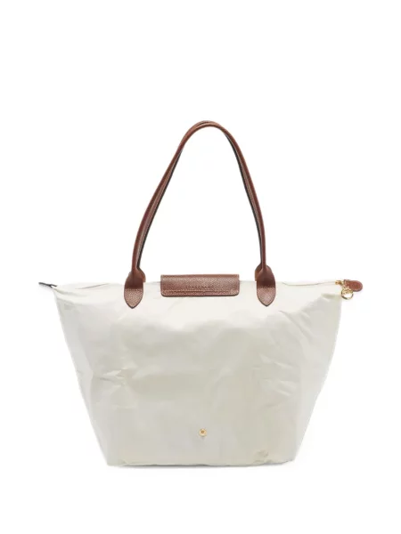 Shopper kabelka Longchamp bílá