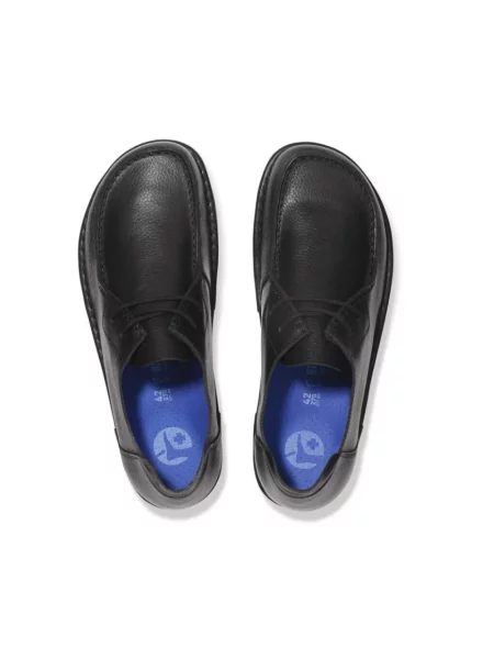 Półbuty Birkenstock skórzane czarne