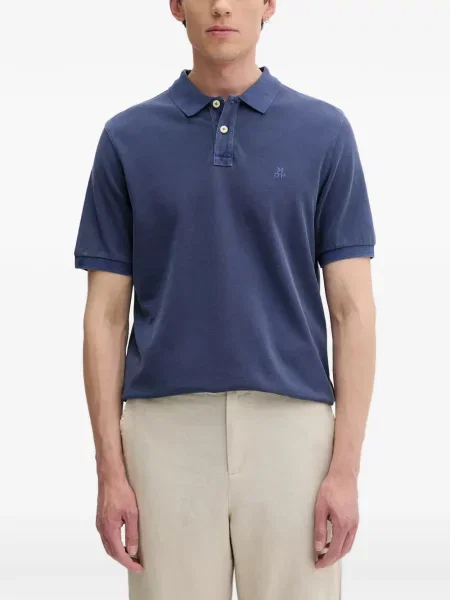 Tricou polo Marc O'polo cu broderie albastru