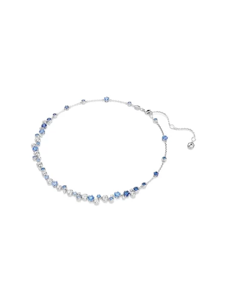 Naszyjnik Swarovski elegancki niebieski