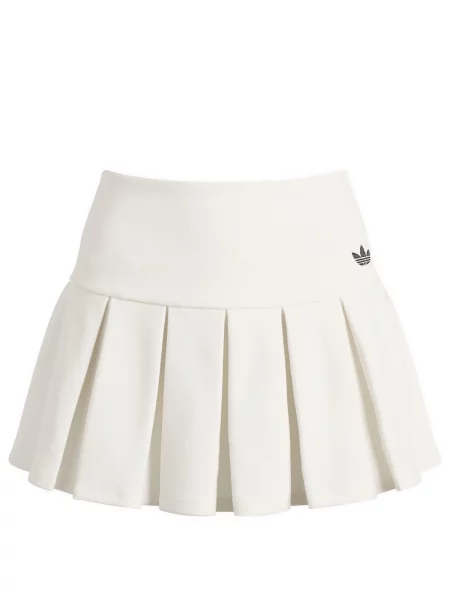 Spódnica plisowana Adidas biała