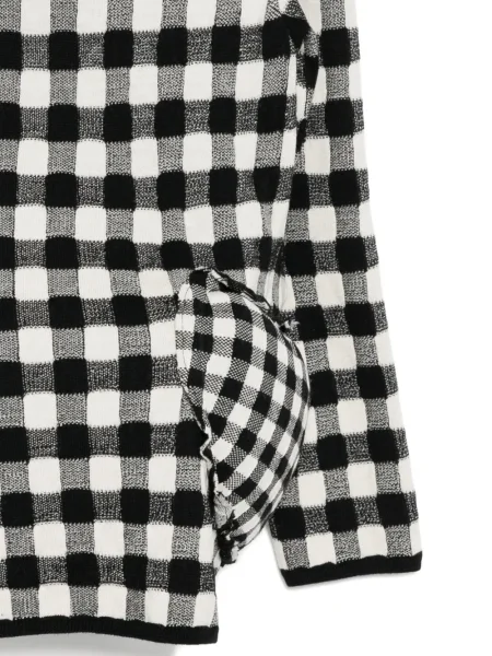 Pulover Comme Des Garçons în carouri negru