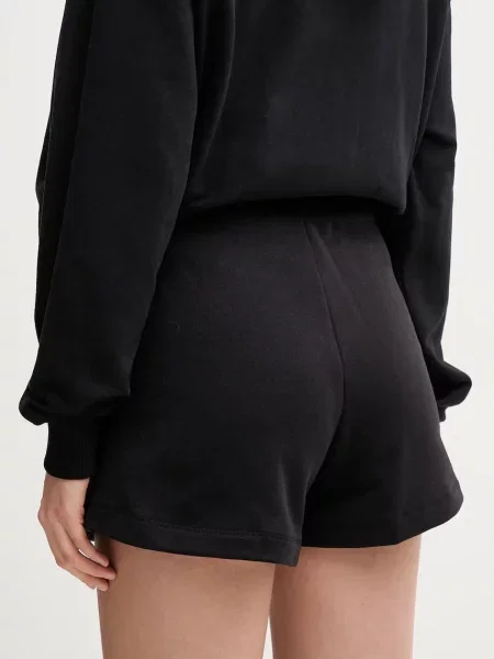 Calvin Klein Jeans gyerek rövidnadrág női sima magas derekú fekete
