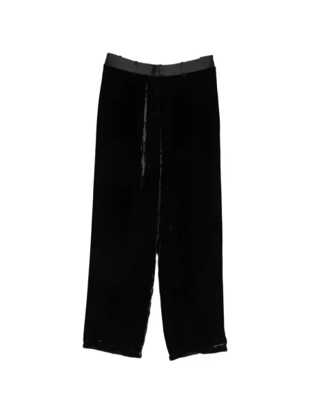 Pantaloni Forte_forte din satin negru