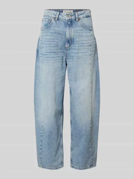 Jeansy o kroju relaxed fit z czystej bawełny model LARA' Marc O'polo niebieskie