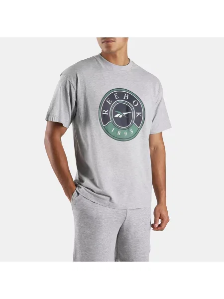 Reebok T-shirt Lawn Clubunisex Athletic Grey Marl Size: XS szara