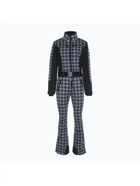 Костюмный лыжи спортивный костюм Nikkie с принтом черный