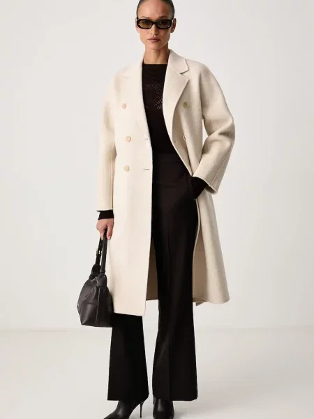 Twinset штани straight з додаванням вовни