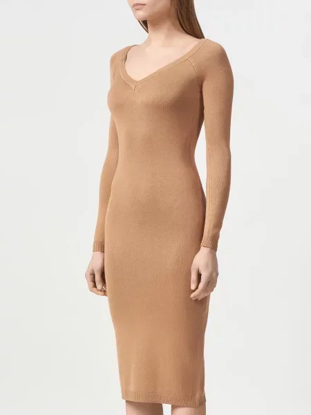 Платье Elisabetta Franchi коричневое