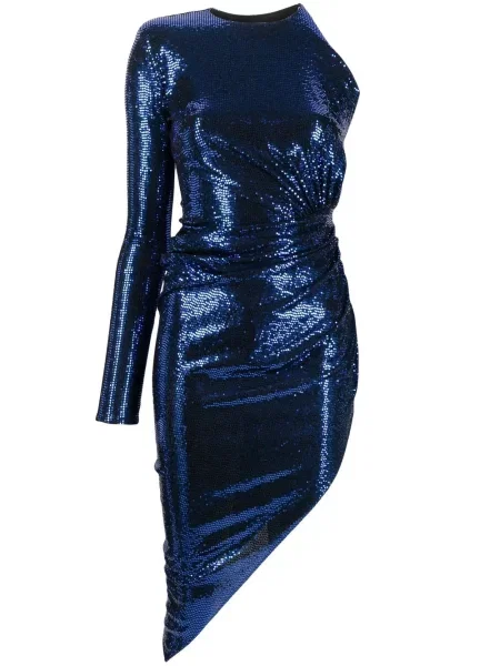 Rochie Alexandre Vauthier cu paiete de costum albastru
