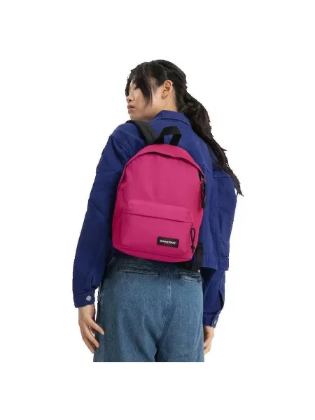 EASTPAK Batoh Orbit fialová / červená / černá / bílá růžový