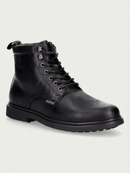 Barbour ghete pentru bărbați din piele Bellister negru