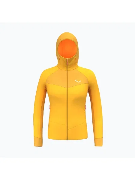 Дамска туристическа блуза Salewa Agner PL Hooded gold жълто