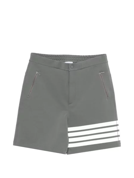 Pantaloni scurți Thom Browne cu dungi gri