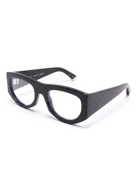 Ochelari de soare Gucci Eyewear cu imprimeu geometric negru