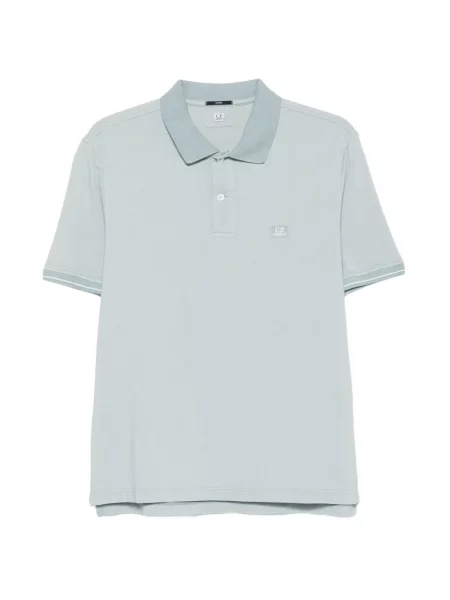Tricou polo C.p. Company cu autograf albastru