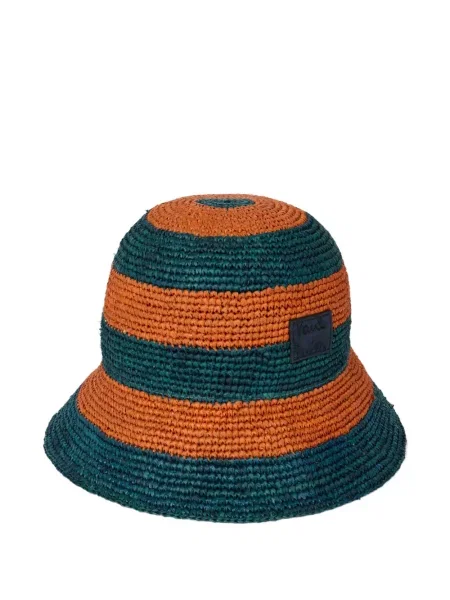 Pălărie bucket Paul Smith cu dungi portocaliu